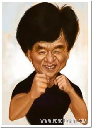 learn to draw caricatures jackie chan