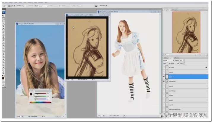 how to draw alice in wonderland characters reference