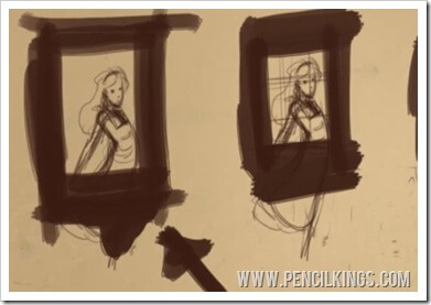 how to draw alice in wonderland step by step framing composition