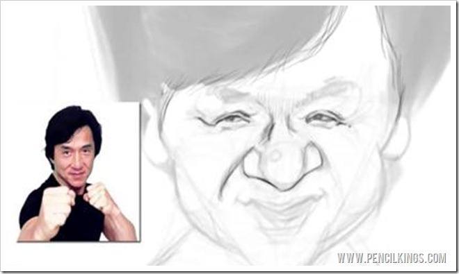 how to draw caricatures facial features