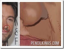 what is caricatures shading techniques
