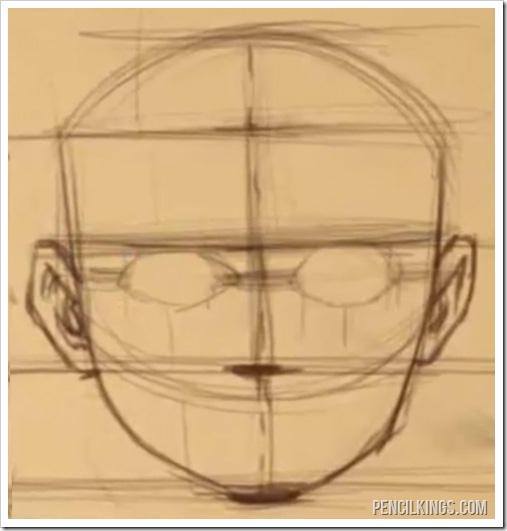 how to draw faces eye sockets