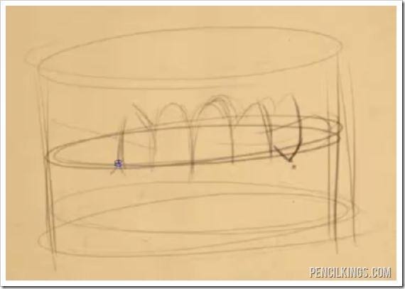 how to draw teeth mouth curve