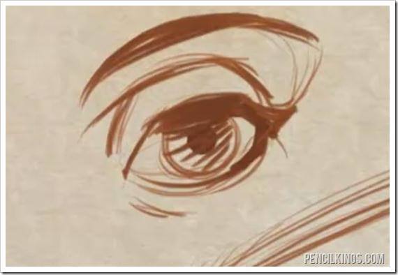 drawing eyes tall eye shape