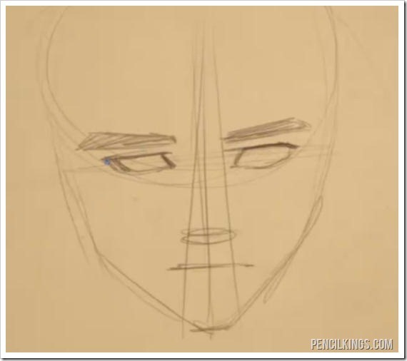 drawing expressions face construction sketch