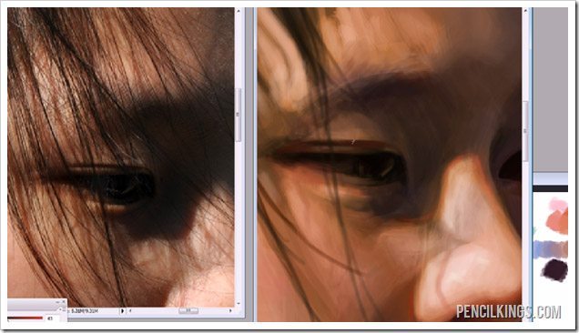 paint portraits in photoshop reference