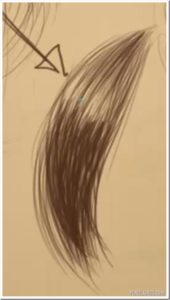 How to Draw Hair | 03 | Hair Flow and Texture 8 shadingthehair03