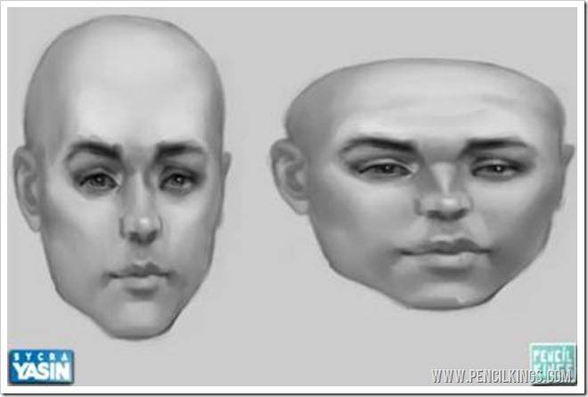 create a caricature head shape distortion