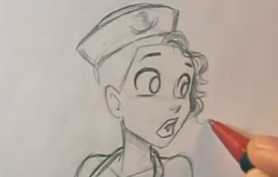 how to draw hairstyles pin up sailor girl sketch