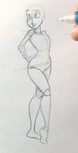 drawing females refining pose