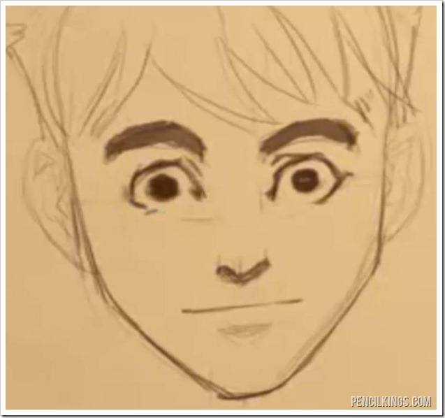 drawing shocked eyes sketch
