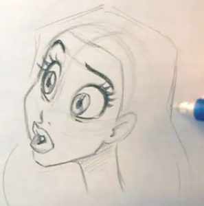 how to draw expressions final sketch