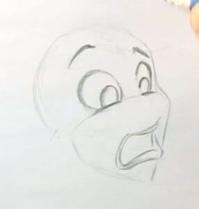 How To Draw A Scared Face 