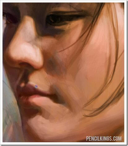 painting portraits in photoshop rendering