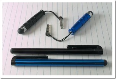Tablet stylus examples