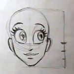 drawing cartoon girls faces proportions