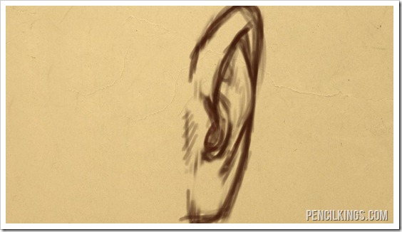 How to Draw an Ear | 02 | Front View 2 blog ear front view