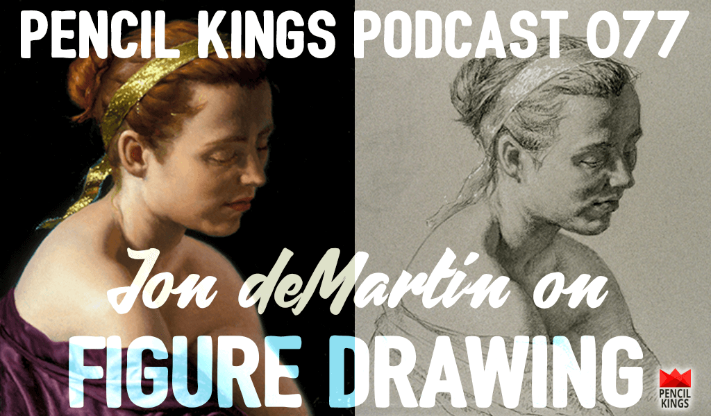 PK 077: Jon deMartin on Classical Figure Drawing Techniques 2 077 PK 077 podcast header